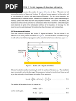 CHAPTER 5: Multi Degree-Of-Freedom Vibration