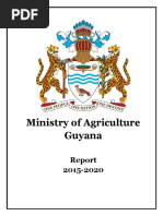 Ministry of Agriculture's Performance Report 2015-2020