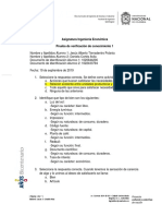 EXAMEN 1. Ingeniería Económica