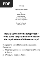 Media Ownership in Kenya