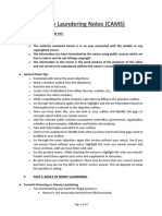 Money Laundering Notes (CAMS) : Page 1 of 63