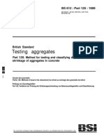 Testing Aggregates: BS 812: Part 120: 1989