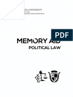 San Beda Memaid 2018 Political Law PDF