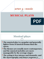 Quarter 4 - Music Musical Plays