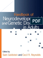 Handbook of Neurodevelopmental and Genetic Disorders in Adults