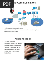 Secure Communications: Remote Branch