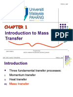 Chapter 1 Introduction & Fick's Law