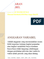 K. Anggaran - Angg. Variabel