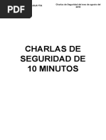 Charlas de Seguridad de 10 Minutos