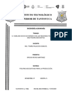 5.1 Análisis Socio Económico de Las Regiones para La Elaboración de Una Figura Asociativa.