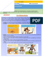 Sem 14 - Día 3 - Com - La Historieta - El Producto - Esquema