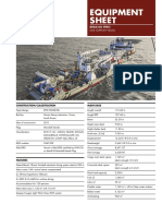 Equipment Sheet: Dive Support Vessel