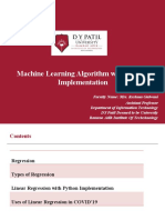 Machine Learning Algorithm With Python Implementation