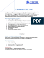 Haptics Digital Marketing Foundations Brochure 1