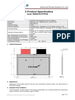 Cell Product Specification: Microvast Power Systems Co.,Ltd