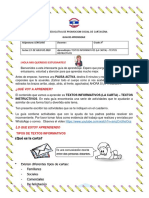 Guia de Aprendizaje Castellano 4to Texto Instructivo PDF