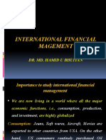 International Financial Magement: Dr. Md. Hamid U Bhuiyan