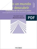 Todo Un Mundo Por Descubrir. El Desarrollo Del Niño de 6 A 24 Meses PDF