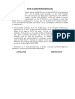 Acta de Constatación de Daños en Alfalfa