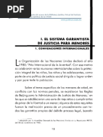 El Sistema Garantista de Justicia para Adolecentes