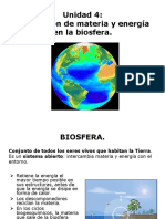 Circulación de Materia y Energía en La Biosfera