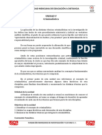 Unidad - 5 CRIMINALISTICA PDF