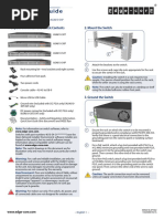 Quick Start Guide: 1. Unpack The Switch and Check Contents 2. Mount The Switch