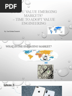 Do You Value Emerging Markets