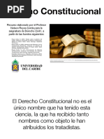 Derecho Constitucional