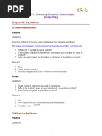 Chem Int CC CH 19 - Equilibrium - Answers PDF