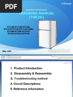 Training Manual (TSE2D) : SAMSUNG TMF Refrigerator