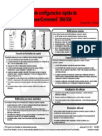 Guía de Configuración Rápida de Powercommand 500/550