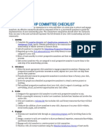 Club Membership Committee Checklist en