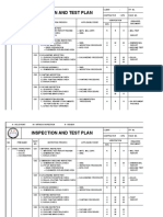 Inspection and Test Plan