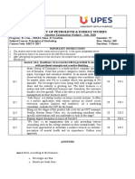 University of Petroleum & Energy Studies: Important Instructions