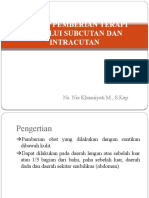 Prinsip Pemberian Terapi Melalui Subcutan Dan Intracutan