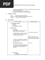 Lesson Plan in Dressmaking