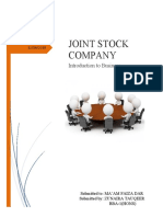 Joint Stock Company