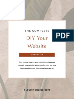 The Complete DIY Your Website Checklist PDF