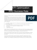 LTE KPI Optimization - RRC Success Rate