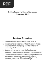 Introduction To Natural Language Processing (NLP)