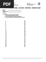 Mty 1103 (Anachem) - Lecture - Midterm - Answer Sheet