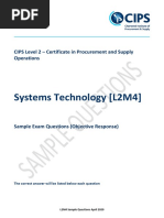 Systems Technology (L2M4) : CIPS Level 2 - Certificate in Procurement and Supply Operations