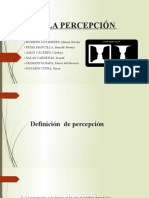 La Percepción - Grupo Psicología