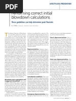 Correctos Calculos en Blow Down