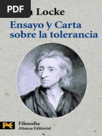 J. Locke - Ensayo y Carta Sobre La Tolerancia.