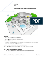 6.2.1.2 Packet Tracer - Connect IoT Devices To A Registration Server PDF