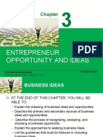 Entrepreneur Opportunity and Ideas: OFPS Entrepreneurship 3e