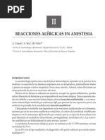 Alergia Anestesia