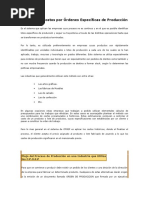 Sistema de Costos Por Órdenes Específicas de Producción